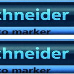 Marker Cu Creta Schneider Maxx 265 2 - 3 mm Varf Rotund - Alb, Schneider