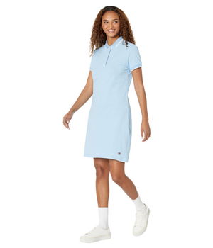 Imbracaminte Femei COLMAR Short Sleeve Stretch Pique Dress Celestial, COLMAR