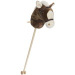 Horse on a stick Hobby Horse brown and white with sound 100cm, Tootiny
