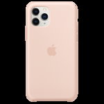 Husa Apple pentru iPhone 11 Pro Max, Silicon, Pink Sand