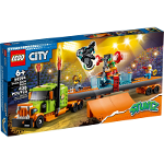 Camion de cascadorii LEGO City Stuntz (60294) + Competiție de cascadorii (60299) + Creator Delfin și țestoasă (31128)