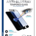 Folie Protectie Sticla Lemontti Anti-BlueRay LFSABRI13PBK pentru Apple iPhone 13, iPhone 13 Pro (Transparent/Negru), Lemontti