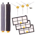 Kit accesorii iRobot Roomba pentru seria 800 900: Filtru 3 buc + Perie tambur + Perie pentru par + Perie laterala 3 buc, Technic