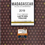 Ciocolata belgiana cu umplutura de praline, artizanala, Madagascar, BIO 70g, Millesime