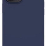 Husa de protectie 360° Lemontti Liquid Silicon pentru iPhone 12 / 12 Pro, Dark Blue