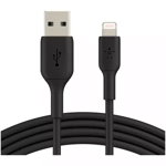 Cablu Belkin BOOST CHARGE USB-A catre Lightning, PVC, 3M, Negru