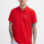 Tommy Jeans polo de bumbac neted, DM0DM18314, Tommy Jeans