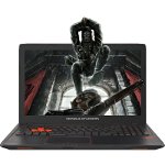 Laptop Gaming ASUS ROG GL553VD-FY034 cu procesor Intel® Core™ i7-7700HQ pana la 3.80 GHz, Kaby Lake, 15.6", Full HD, 16GB, 1TB + 128GB M.2 SSD, DVD-RW, nVIDIA® GeForce® GTX 1050 4GB, Free DOS, Black