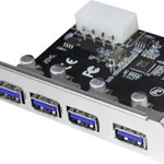 CARD PCI-Express, 2 porturi USB 3.0 A, LOGILINK PC0054A, LogiLink