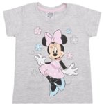 Pijama cu maneca scurta si imprimeu Disney Minnie Mouse, Roz