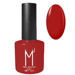 Oja semipermanenta 3 in 1, MJ Gel Polish, Nuanta 025 Cherry Red, 10 ml, MJ