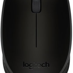 Mouse wireless Logitech B170, optic, interfata USB, rezolutie 1000 DPI, numar butoane 2/1, negru