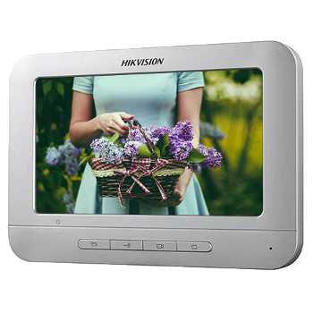 Kit Videointerfon DS-KIS203T Hikvision monitor 7 inch + statie exteriorara, HIKVISION