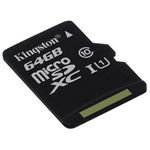 Card de memorie Kingston MicroSDXC Canvas Select  64GB  Class 10  80R  Class 10  UHS I