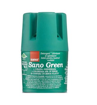 Odorizant wc bazin Sano Green Pin, 150 gr, OEM