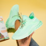 Pantofi Sport, culoare Verde, material Textil - cod: P7253, ABC