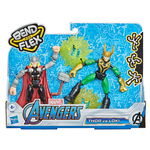 SET FIGURINE FLEX THOR VS LOKI