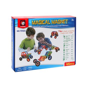 Set de constructie Magical Magnet, 46 piese