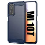 Husa de protectie, Carbon Case, Xiaomi Mi 10T/Mi 10T Pro, Albastru, OEM