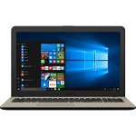 Laptop Asus VivoBook X540MA-GO760T (Procesor Intel® Celeron® N4000 (4M Cache, up to 2.60 GHz), Gemini Lake, 15.6" HD, 4GB, 500GB HDD @5400RPM, Intel® UHD Graphics 600, Win10 Home, Negru)