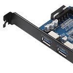 Adaptor carcasa Orico PVU3-2O2I, 2x USB 3.0, PCI-Express