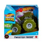 Monster Truck masinuta Twister Tredz Hulk scara 1 43, Hot Wheels