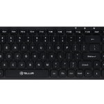 Tastatura wireless Tellur mini, numar taste 84, dimensiune 430 x 123 x 15 mm,negru, TELLUR