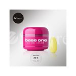 Gel UV Color Base One 5 g Pastel yellow-01, Base One
