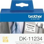 Rola de etichete Brother Brother DK-11234 negru pe alb