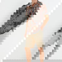 KOTON, Pantaloni uni cu talie medie, Bej, S KOTON, Pantaloni uni cu talie medie, Bej, S