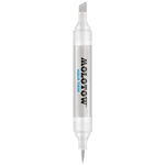 Marker cu varf dublu Molotow Aqua Twin 1mm/2-6mm neutral grey 04