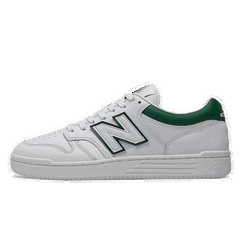 Pantofi sport unisex din piele cu logo contrastant 480, New Balance Pantofi sport unisex din piele cu logo contrastant 480, New Balance