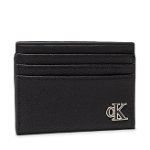 Calvin Klein Jeans Etui pentru carduri Minimal Monogram +Cc Card Case K60K609353 Negru