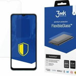 Folie ecran 3MK FlexibleGlass, pentru Samsung Galaxy A23, Structura hibrida, 7H, 0.3 mm, Transparent, 3MK