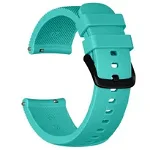 Curea ceas Smartwatch Samsung Galaxy Watch 4, Watch 4 Classic, Gear S2, iUni 20 mm Silicon Light Blue, iUni