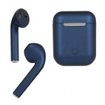 Casti Bluetooth 12 SIKS®, versiune 50+, Wireless, limitare zgomot, rezistente la apa, HD voice, doc de incarcare, bleumarin, SIKS