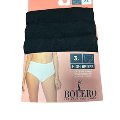 Chilot dama clasic, Set 3 Bucăți,Culoare negru, Engros,