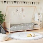 Cadru de pat pentru copii, 80x200 cm, lemn masiv de pin, Casa Practica