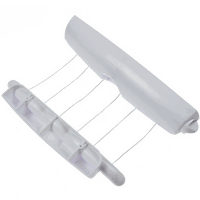 Uscator extensibil pentru rufe, 6 linii, 10 kg, plastic, 37 x 6 x 6,5 cm, Mathaus