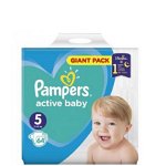 Scutece copii Pampers Active Baby Nr 5, 11-16 kg, 64 buc Engros, 