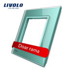 Livolo Rama priza simpla din sticla
