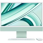 Sistem Desktop PC All-In-One Apple iMac 24" (2023), 4.5 K, Apple M3 8‑core CPU, 8GB RAM, SSD 256GB, Apple M3 8-core GPU, macOS Sonoma, INT KB, Green