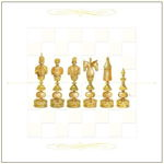 Carte de șah DA VINCI Gold DaVinci 16x16 cm + plic (G05 41G 038), DA VINCI