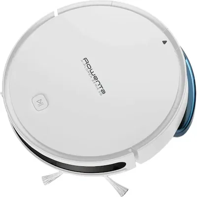 Robot de aspirare Rowenta X-Plorer Serie 50 RR7387WH, 33 W, 1500 Pa, aspirator si mop, autonomie 120 min, 2200 mAh, 7 senzori, recipient praf 0.4L, recipient apa 110 ml, 3 functii de curatare, Wi-Fi, control vocal, sistem Aqua Force, alb