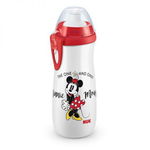 Cana Nuk Sport Mickey Rosu 450 ml + Adaptor Push-Pull, NUK