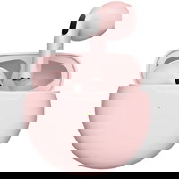 Casti wireless EVO Buds 2 TWS Air 6 Pro, Bluetooth 5.0 + EDR, USB-C, Pink, NYTRO