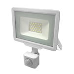 Proiector led 10W cu senzor, 800lm, IP65, lumina rece 6000K, alb, Optonica, Optonica