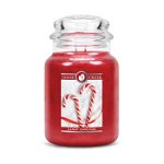 Lumânare parfumată în recipient de sticlă Goose Creek Candy Cane Kiss, 150 ore de ardere, Goose Creek