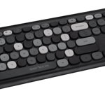 Kit tastatura + mouse Serioux Colourful 9920BK, wireless 2.4GHz, US layout, multimedia, mouse optic 1200dpi, USB, nano receiver, negru