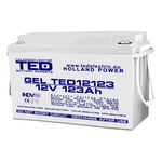 Acumulator AGM VRLA 12V 123A GEL Deep Cycle 405mm x 173mm x h 220mm F11 M8 TED Battery Expert Holland TED003508 (1), TED Electronic